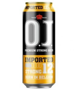 Bia OJ Strong Imported 12% – Thùng 24 Lon 500ml