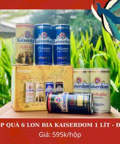 Hộp Quà Bia Đức Kaiserdom - 6 Lon Siêu To 1L