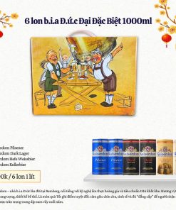 Hộp Quà Bia Đức Kaiserdom Đại Đặc Biệt - 6 Lon Siêu To 1L