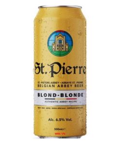 Bia Bỉ St Pierre Blond 6.5% – Thùng 24 Lon 500ml