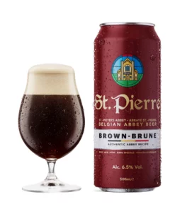Bia Bỉ St.Pierre Brune 6.5%  – Thùng 24 Lon 500ml
