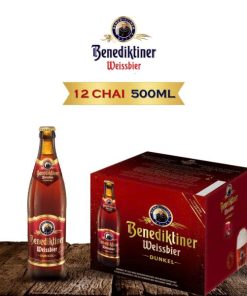 Bia Benediktiner Weissbier Dunker 5.4% – Thùng 12 Chai 500ml