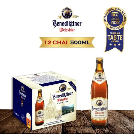 Bia Benediktiner Natutrub 5.4% – Thùng 12 Chai 500ml