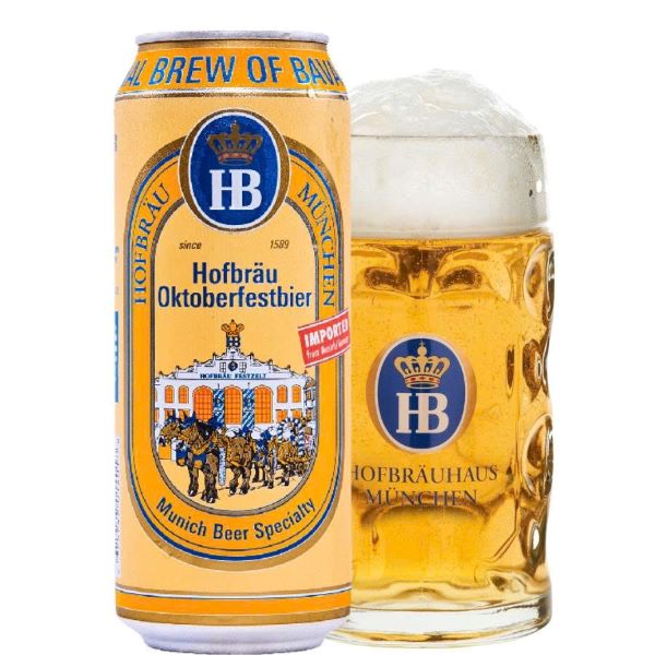 Bia HB Hofbrau Oktoberfestbier 6.3% – Thùng 24 Lon 500ml