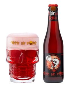 Bia Tete De Mort Triple Red 8.2% – Thùng 24 Chai 330ml
