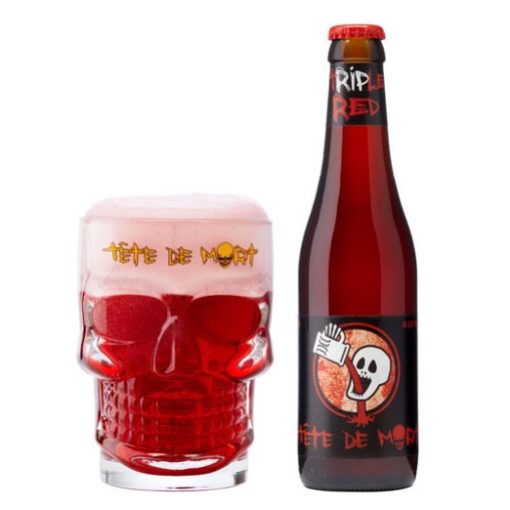 Bia Tete De Mort Triple Red 8.2% – Thùng 24 Chai 330ml