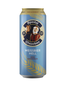 Bia Thầy Tu Apostel Weisbier Hell Không Cồn 0.0% – Thùng 24 Lon 500ml
