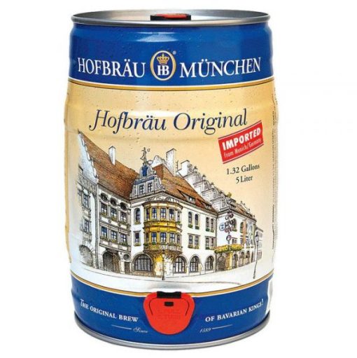 Bia HB Hofbräu Original 5.1% – Bom 5L ( Date: 11/2025 )