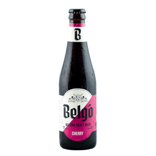 Bia Belgo Cherry 3.5% – Thùng 24 Chai 330ml