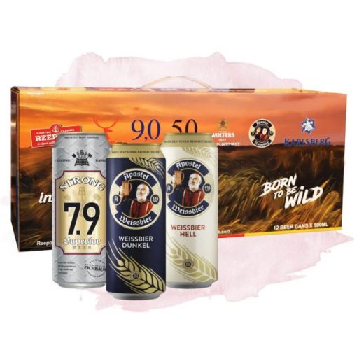 Hộp Quà Bia Đức Apostel - 12 Lon 500ml
