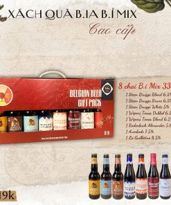 Xách Quà Bia Bỉ Mix Cao Cấp - 8 Chai 330ml