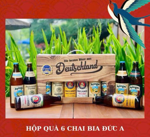 Hộp Quà Bia Đức A - 6 Chai 500ml