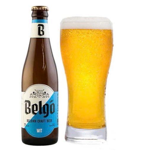 Bia Belgo Wit 4.8% – Thùng 24 Chai 330ml
