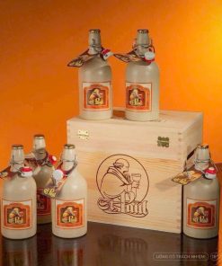 Hộp Quà Gỗ Bia Sứ St. Sebastiaan Paul Triple 7,6% - 6 Chai 500ml
