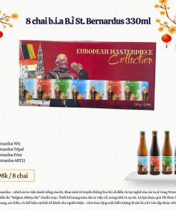 Xách Quà Bia Bỉ St. Bernardus Mix  - 8 Chai 330ml