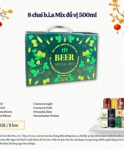 Xách Quà Bia Mix Đủ Vị - 8 Lon 500ml
