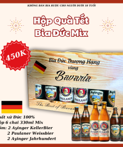 Hộp Quà Bia Đức Mix - 6 Chai 330ml