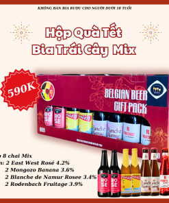 Hộp Quà Bia Trái Cây - 8 Chai Mix