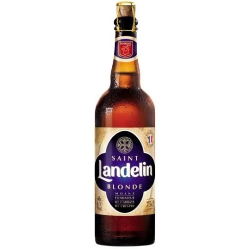 Bia Saint Landelin Blonde 6.5% – Thùng 6 Chai 750ml