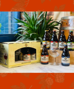Hộp Quà Bia Bỉ Abbaye D'Aulne - 6 Chai 330ml + 1 Ly