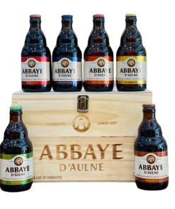 Hộp Quà Gỗ Bia Bỉ Abbaye  - thùng 12  Chai 330ml