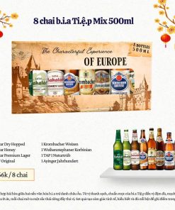 Hộp Quà Bia Tiệp Mix - 8 Chai 500ml