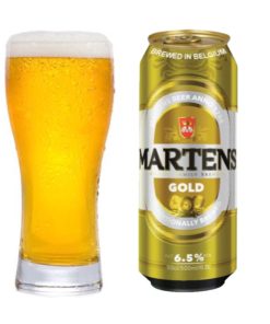 Bia Bỉ Martens Gold 6.5%  – Thùng 24 Lon 500ml