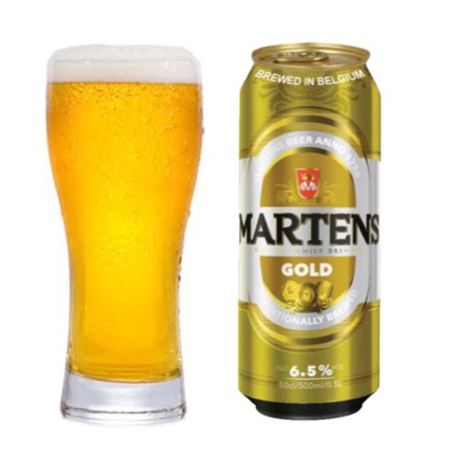 Bia Martens Gold 6.5%  – Thùng 24 Lon 500ml