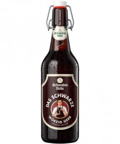 Bia Schwaben Bräu Das Schwarze 4.9%  – Thùng 20 Chai 500ml