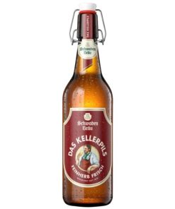 Bia Schwaben Bräu Das Keller Pils 5%  – Thùng 20 Chai 500ml (Tặng 2 Ly Chính Hãng)