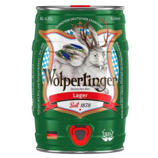 Bia Đức Wolpertinger Lager 4.9%  – Bom 5L