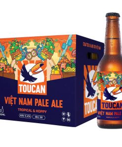 Bia Toucan Việt Nam Pale Ale 5.4% - Thùng 12 Chai 330ml
