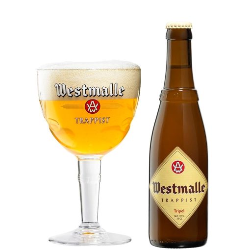 Bia Westmalle Trappist Tripel 9.5%  – Thùng 24 Chai 330ml
