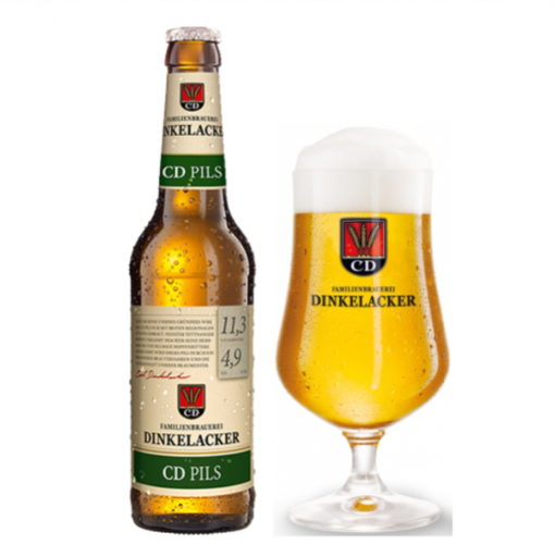 Bia Dinkelacker CD Pils 4.9%  – Thùng 24 Chai 330ml (10/08/25)
