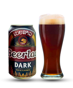 Bia Beerlao Dark Premium 5% – Thùng 24 Lon 330ml (Bia Đen)