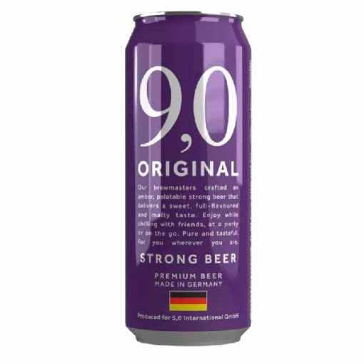 Bia 9,0 Original Strong Beer 9% – Thùng 24 Lon 500ml