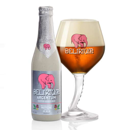 Bia Con Voi Delirium Argentum 7% - Thùng 24 Chai 330ml