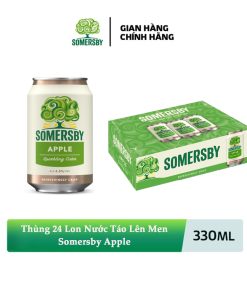 Somersby Cider Táo 5% – Thùng 24 Lon 330ml