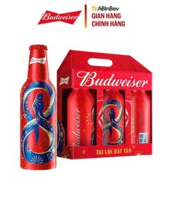 Alternative view of Bia Budweiser Aluminum 5% Tết 2025   - Set 6 Chai Nhôm 355ml