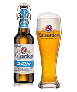 Bia Kaiserdom Hefe Weissbier 4.9% – Thùng 12 Chai 500ml (Bia Lúa Mỳ)