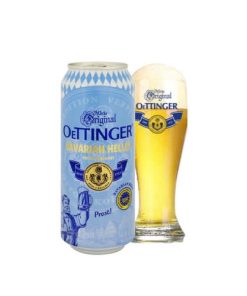 Bia  Oettinger Bavarian Helles 4.7% – Thùng 24 Lon 500ml (Date 11/25)
