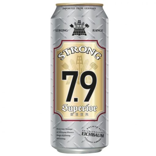 Bia Eichbaum Strong Superior 7.9% – Thùng 24 lon 500ml (Sale: 08/25)