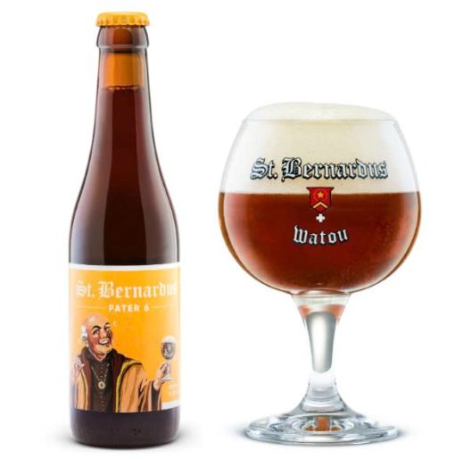 Bia St. Bernardus Pater 6 8% – Thùng 24 Chai 330ml