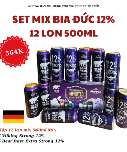 Set Mix Bia Đức 12% – 12 Lon 500ml