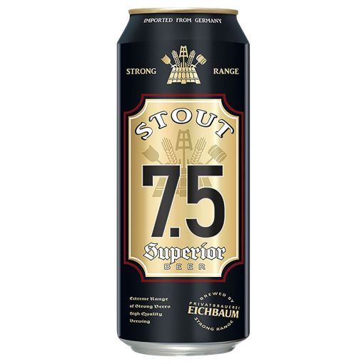 Bia Đức Eichbaum Extra Stout Superior 7.5% – Thùng 24 lon 500ml