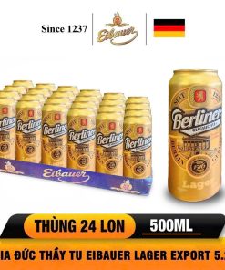 Bia Đức Eibauer Berliner 5.2% – Thùng 24 lon 500ml