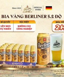 Alternative view of Bia Đức Eibauer Berliner 5.2% – Thùng 24 lon 500ml