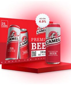 Bia Camel Premium 4.9% - Thùng 24 Lon 330ml