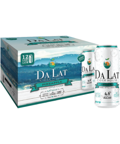 Bia Dalat Cider Pineapple 4.6% – Thùng 12 Lon 330ml