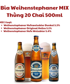 Bia Weihenstephaner MIX – Thùng 20 Chai 500ml